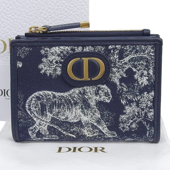 DIOR Blue Wallet - Picture 1 of 6